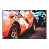 Vintage Ferrari - 72" x 48" - Charcoal Frame - Home Elegance USA