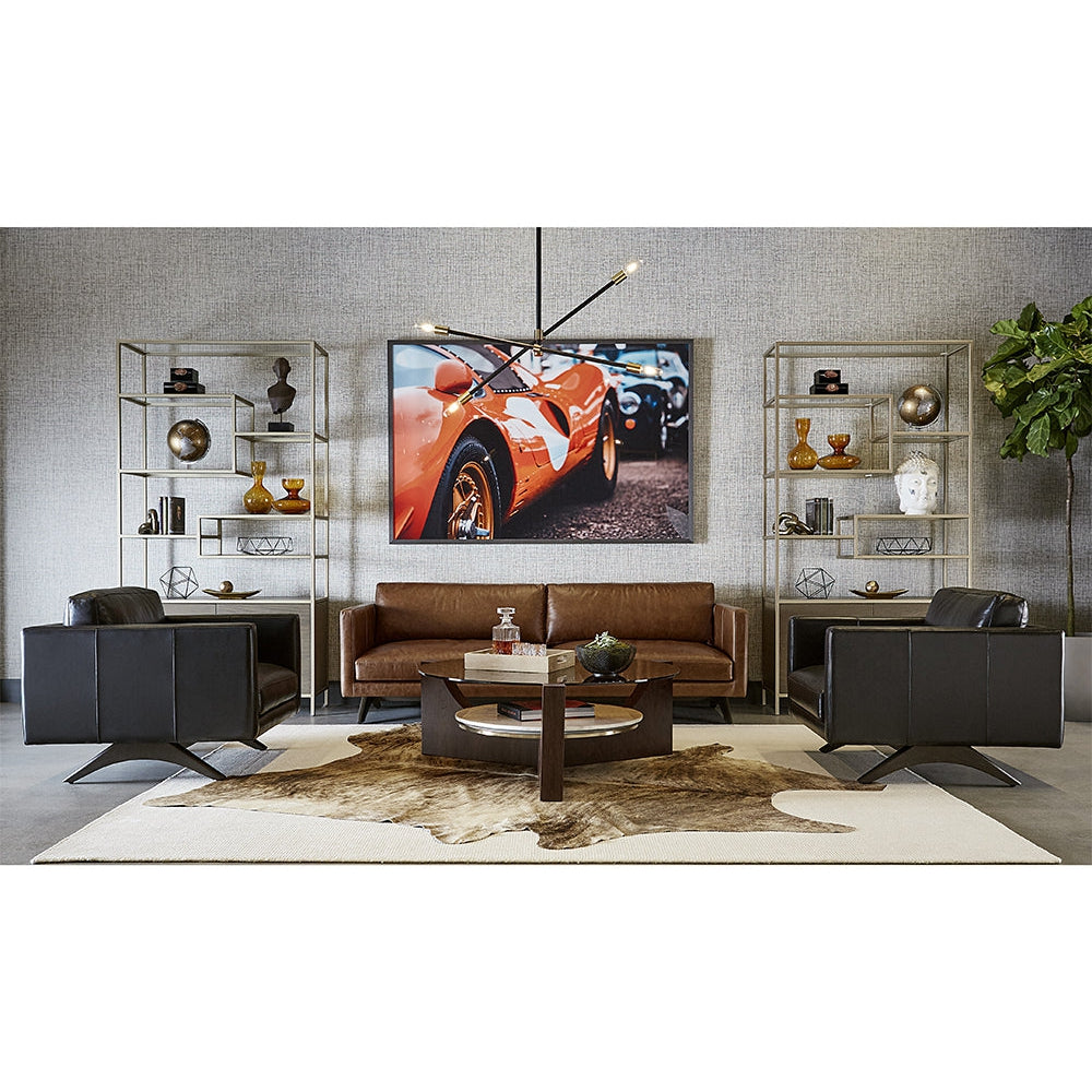 Vintage Ferrari - 72" x 48" - Charcoal Frame - Home Elegance USA