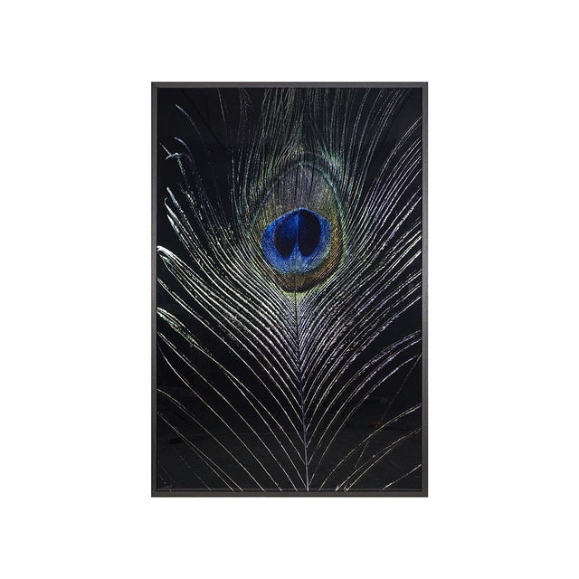Lost Feather - 48" x 72" - Charcoal Frame - Home Elegance USA