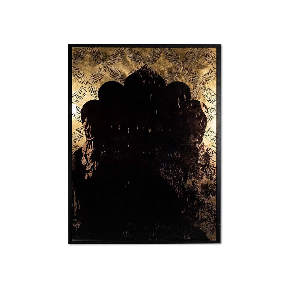 Exotic Nights (Set Of 2) - 38" x 48" - Black Frame - Home Elegance USA