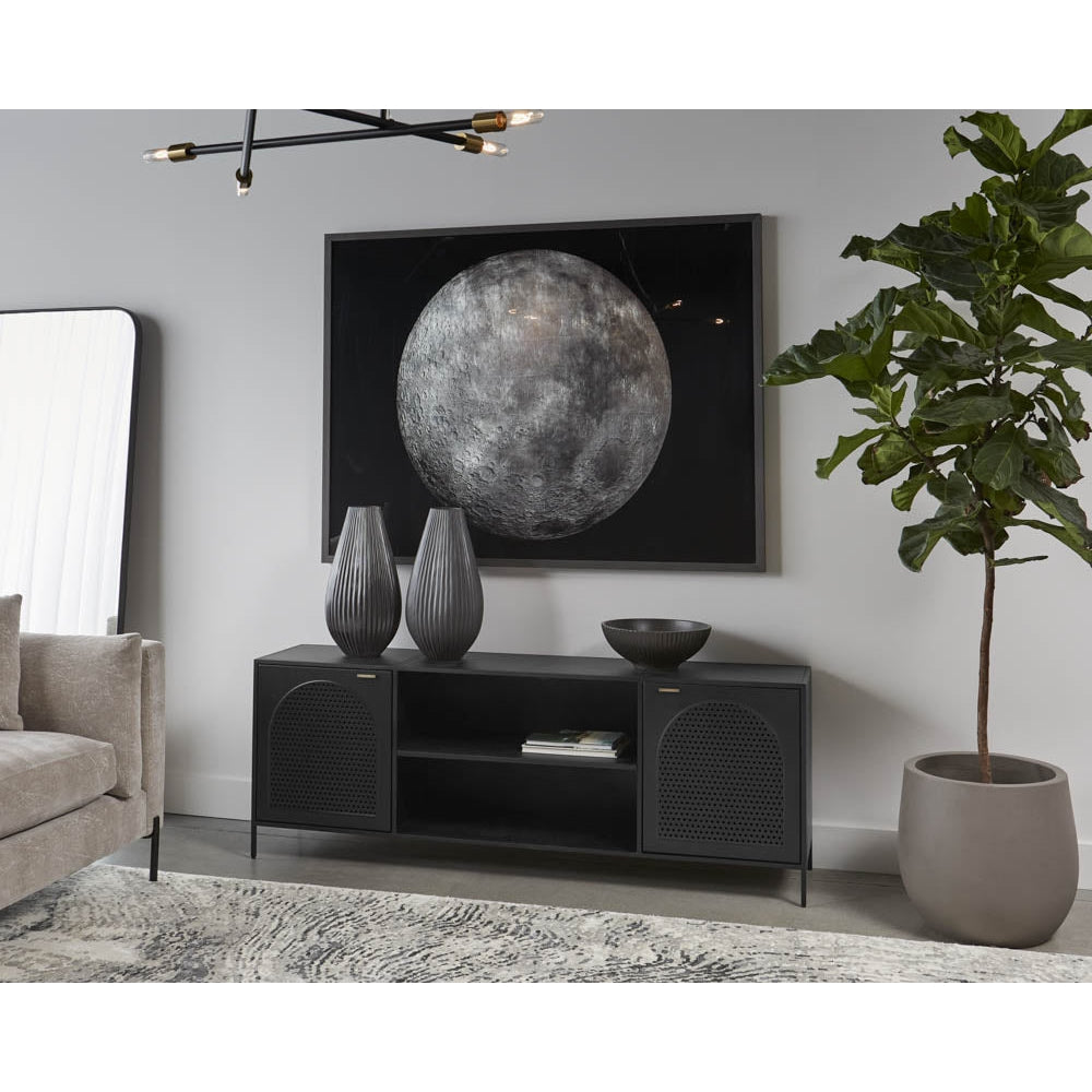 The Moon - 48" X 63" - Charcoal Frame - Home Elegance USA
