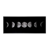 Moon Phases - 72" x 30" - Charcoal Frame - Home Elegance USA