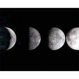 Moon Phases - 72" x 30" - Charcoal Frame - Home Elegance USA