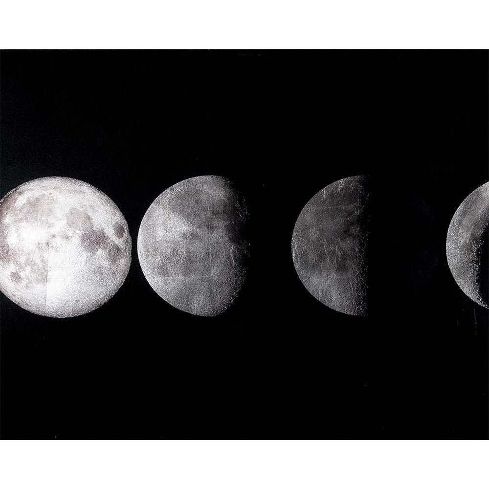 Moon Phases - 72" x 30" - Charcoal Frame - Home Elegance USA