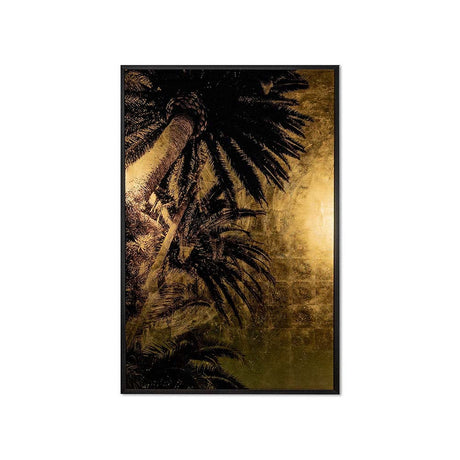 Palm Life - 48" x 72" - Charcoal Frame - Home Elegance USA