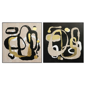 Fun And Whimsy (Set Of 2) - 48" X 48" - Black Floater Frame | Sunpan