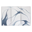 Meditation (set Of 3) - 30" X 60" - Silver Floater Frame - Home Elegance USA