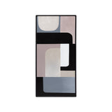Radical Interpretation (set Of 3) - 28" X 66" - Black Floater Frame - Home Elegance USA