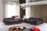 A973 Premium Leather Sofa And Loveseat | J&M - A973 - SL - COFFEE - SKU179061111 - image - 3