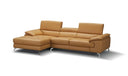 A973B Premium Leather Sectional | J&M