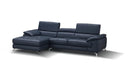 A973B Premium Leather Sectional | J&M