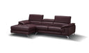 A973B Premium Leather Sectional | J&M