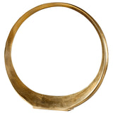 Uttermost Jimena Gold Large Ring Sculpture - Home Elegance USA