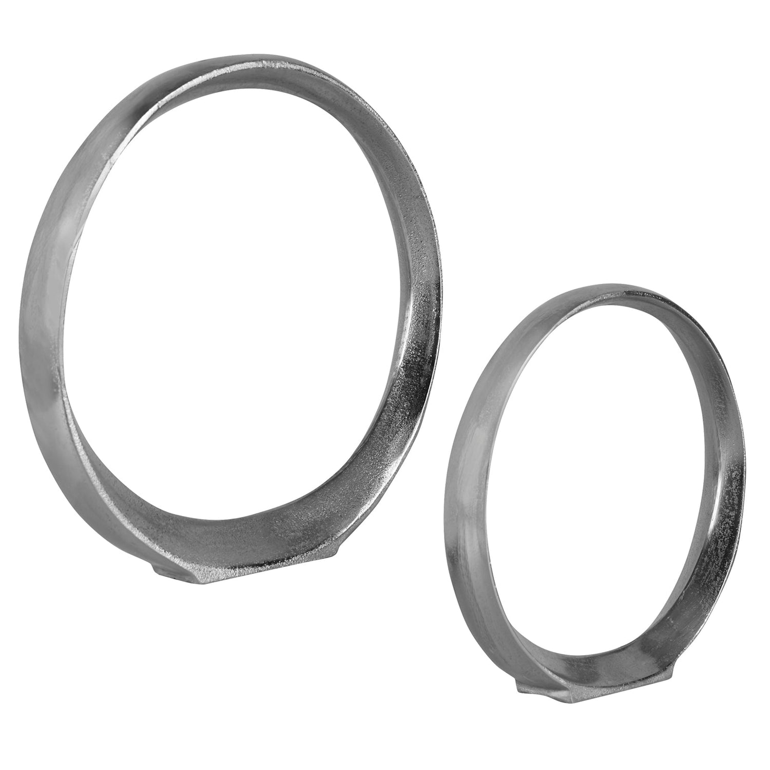 Uttermost Orbits Ring Sculptures - Set Of 2 - Home Elegance USA
