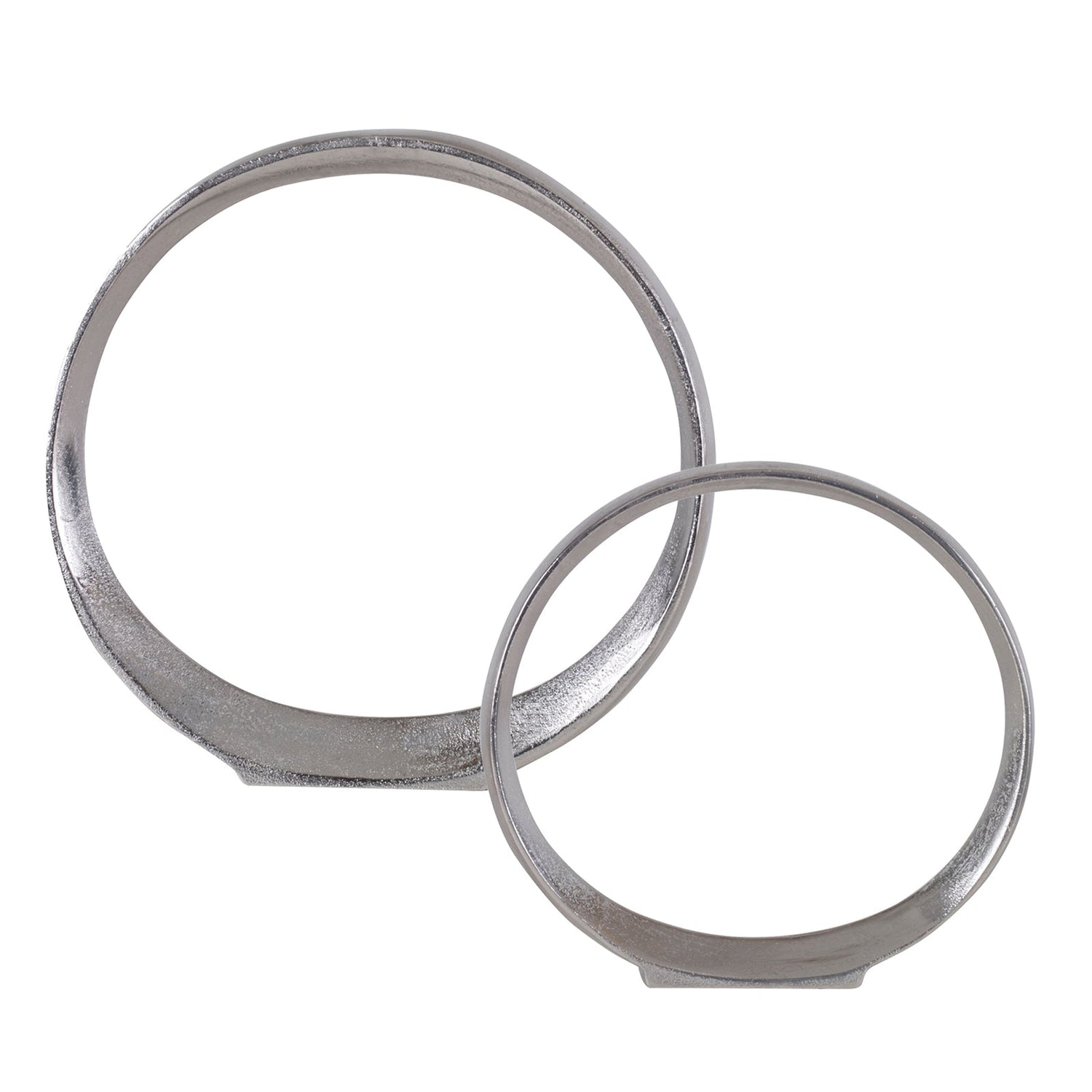Uttermost Orbits Ring Sculptures - Set Of 2 - Home Elegance USA
