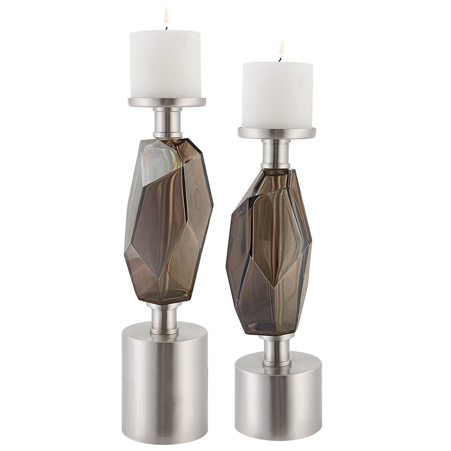 Uttermost Ore Candleholders - Set Of 2 - Home Elegance USA