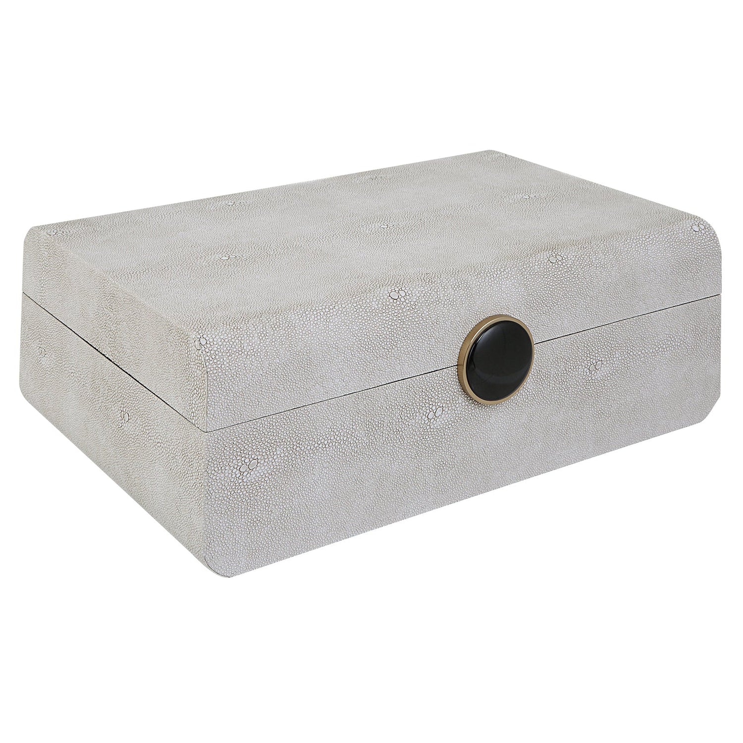 Uttermost Lalique White Shagreen Box - Home Elegance USA