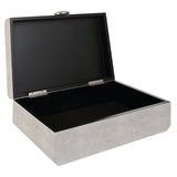 Uttermost Lalique White Shagreen Box - Home Elegance USA