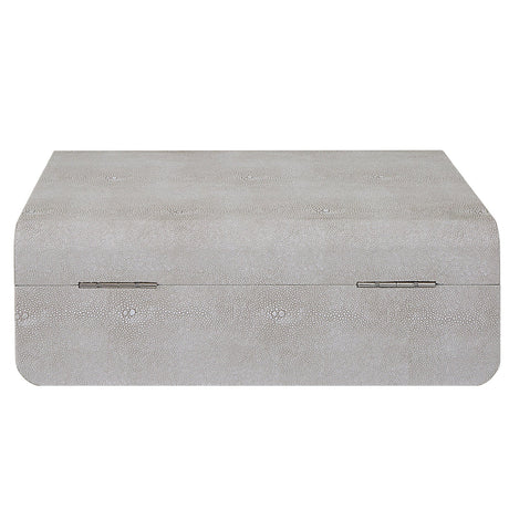 Uttermost Lalique White Shagreen Box - Home Elegance USA