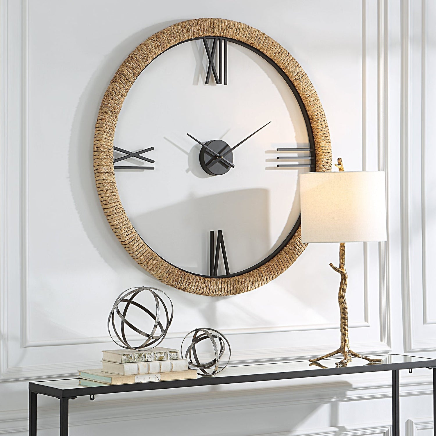 Uttermost Montecito Coastal Modern Wall Clock - Home Elegance USA