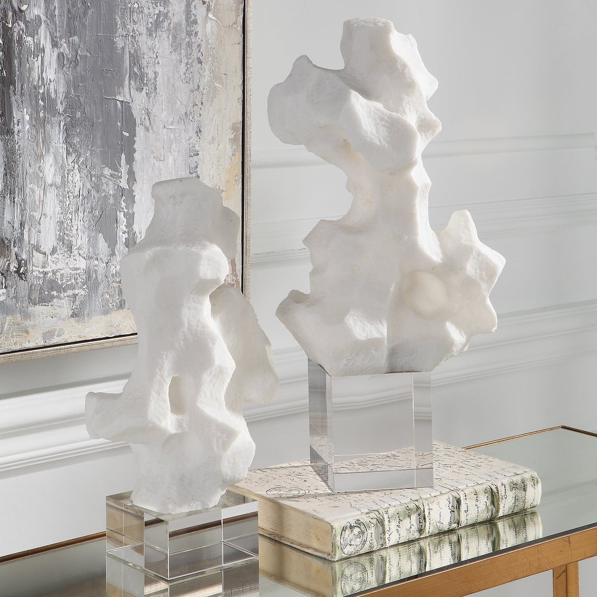 Uttermost Remnant Sculptures - Set Of 2 - Home Elegance USA