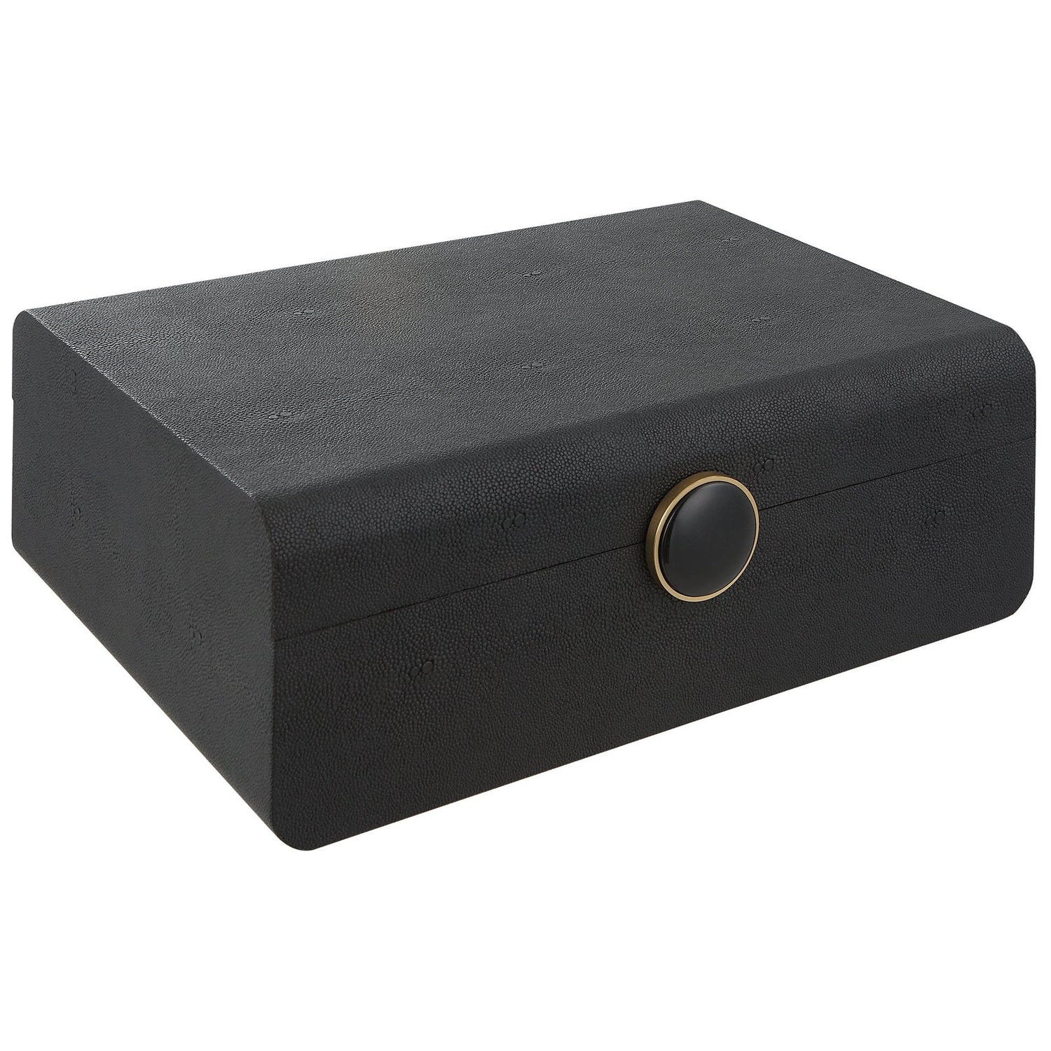 Uttermost Lalique Black Shagreen Box - Home Elegance USA