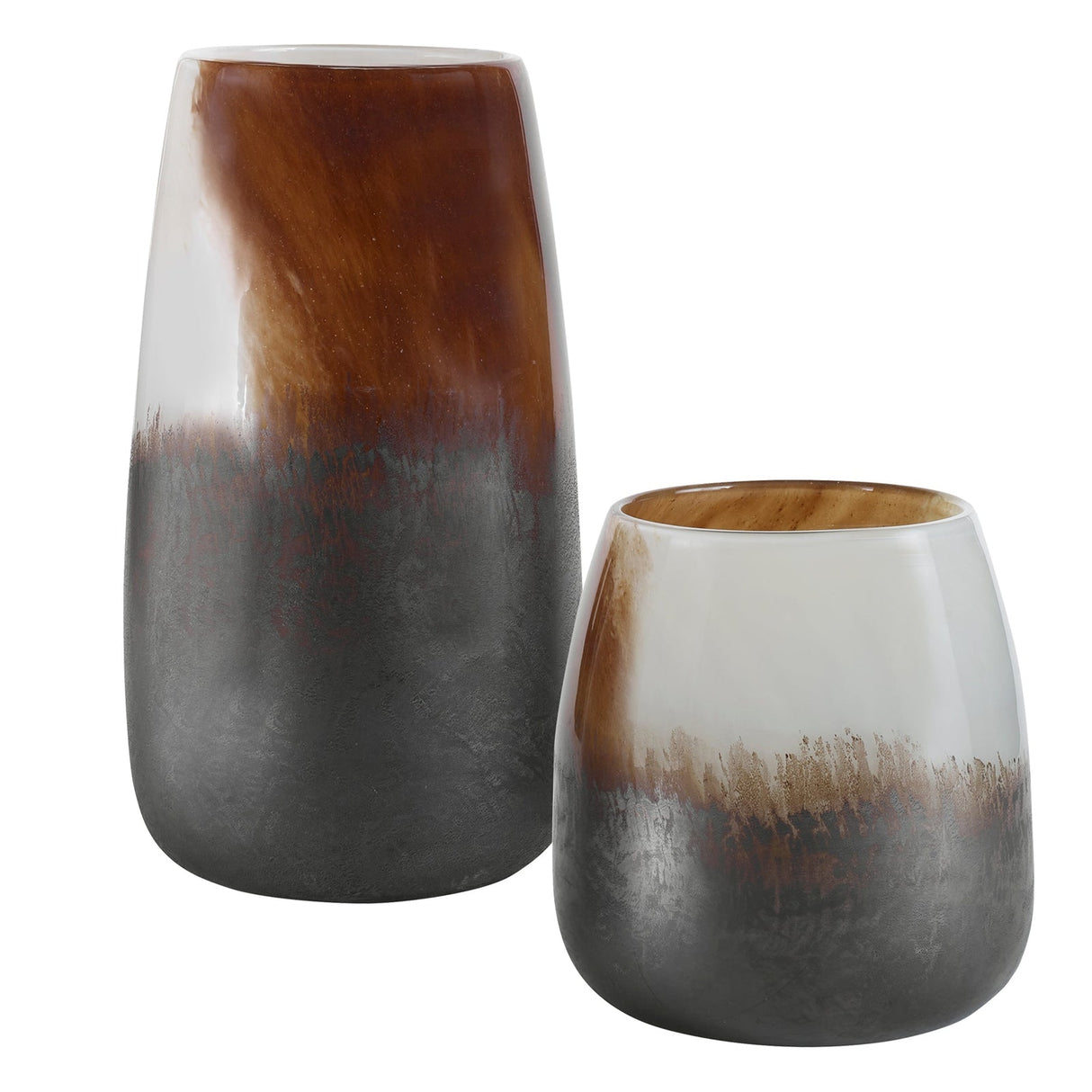Uttermost Desert Wind Glass Vases - Set Of 2 - Home Elegance USA