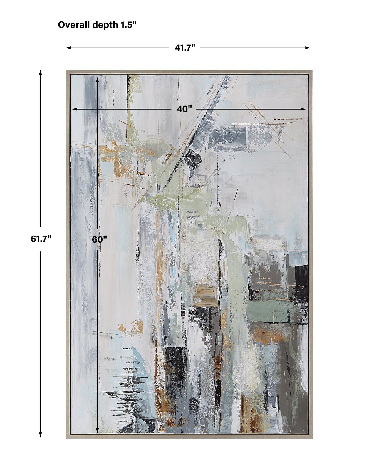 Uttermost Natural Springs Hand Painted Canvas Art - Home Elegance USA