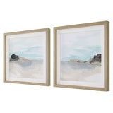 Uttermost Glacial Coast Framed Prints - Set Of 2 - Home Elegance USA