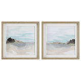 Uttermost Glacial Coast Framed Prints - Set Of 2 - Home Elegance USA