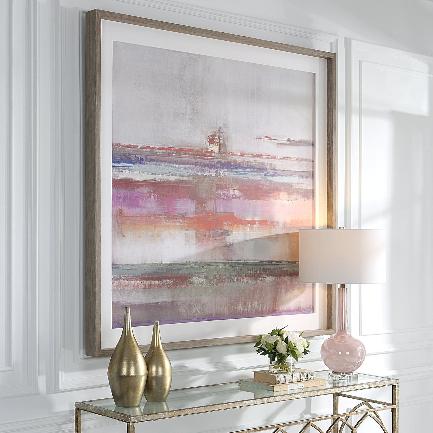 Uttermost Torrent Abstract Art Framed Print - Home Elegance USA