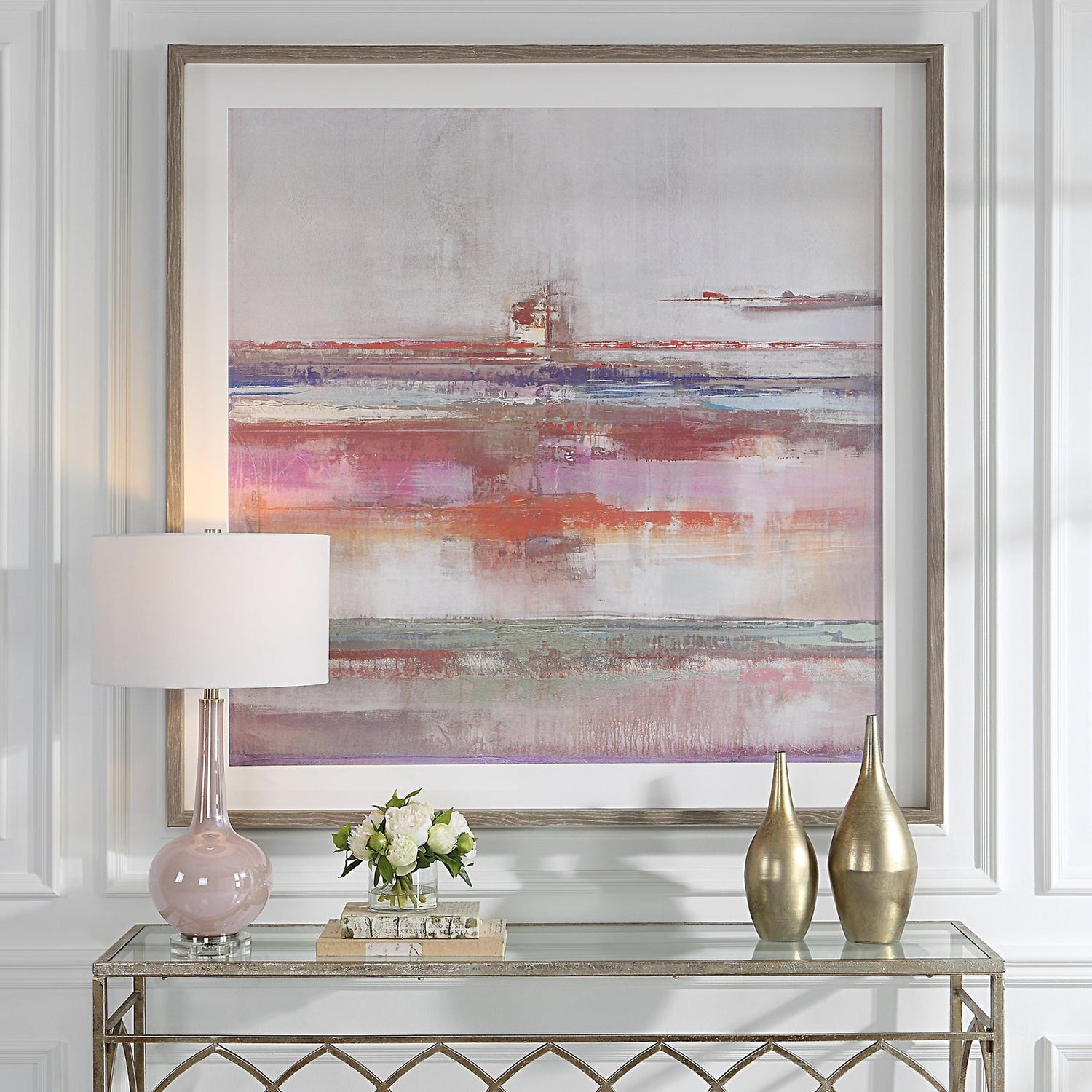 Uttermost Torrent Abstract Art Framed Print - Home Elegance USA