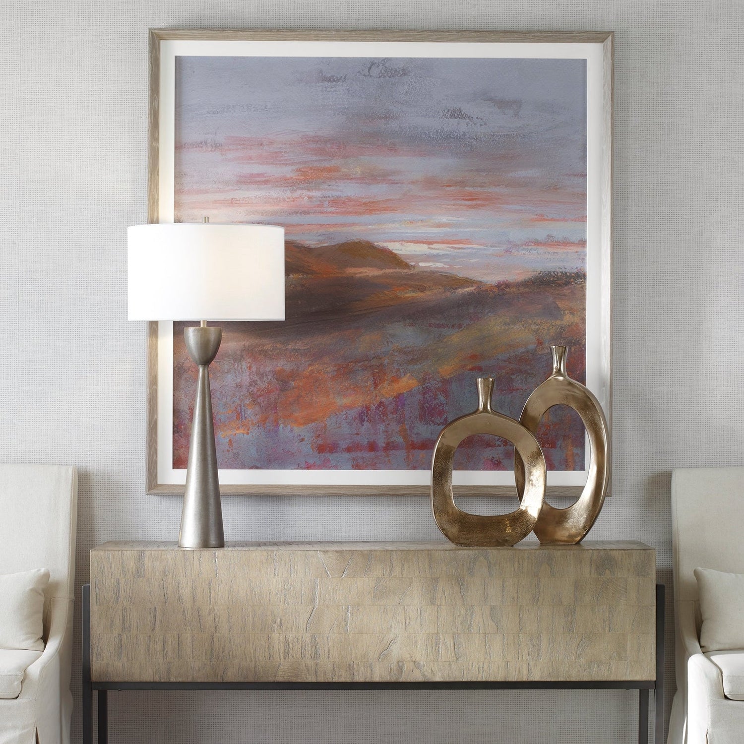 Dawn On The Hills Framed Print | Uttermost | Home Elegance USA