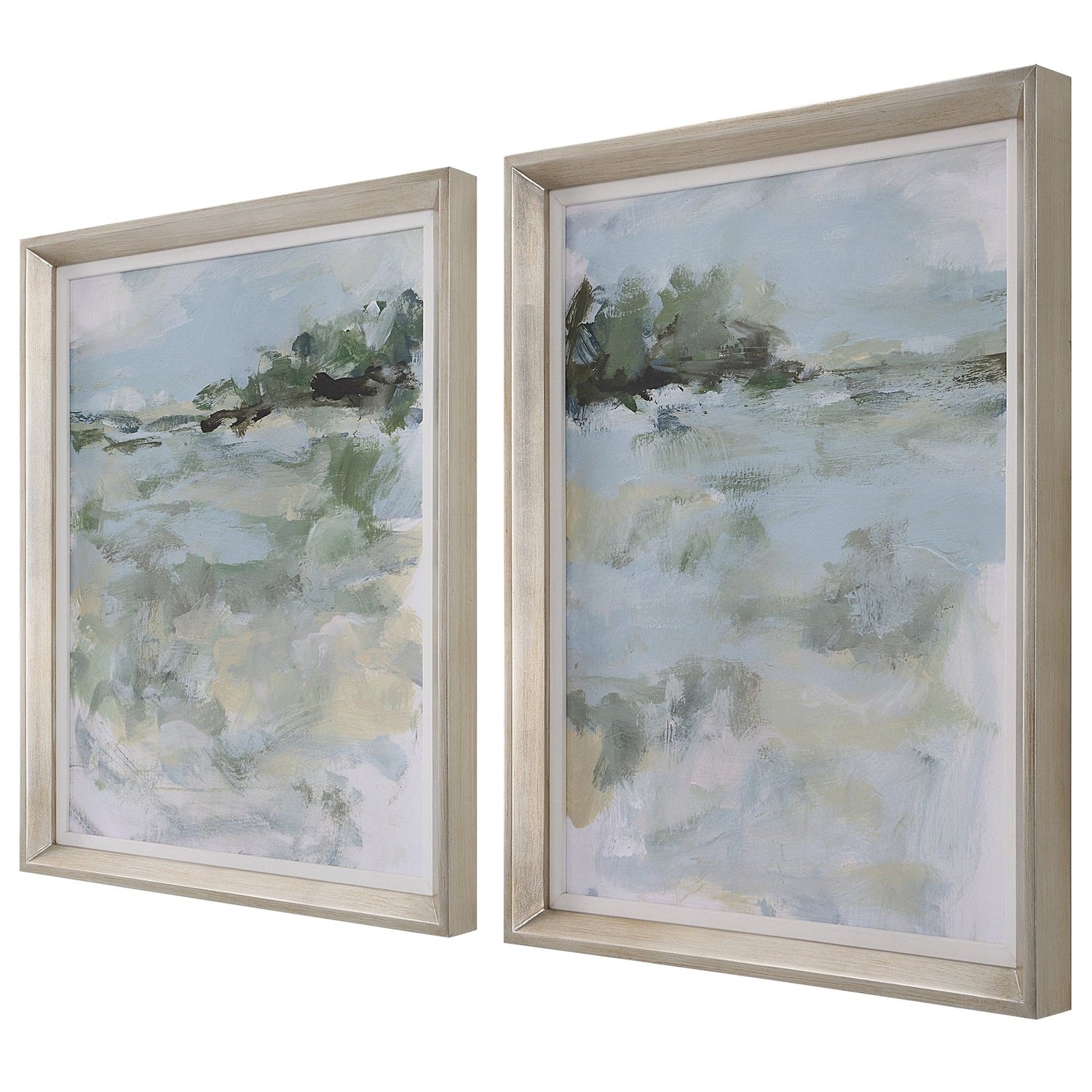Uttermost Far Away View Framed Prints - Set Of 2 - Home Elegance USA