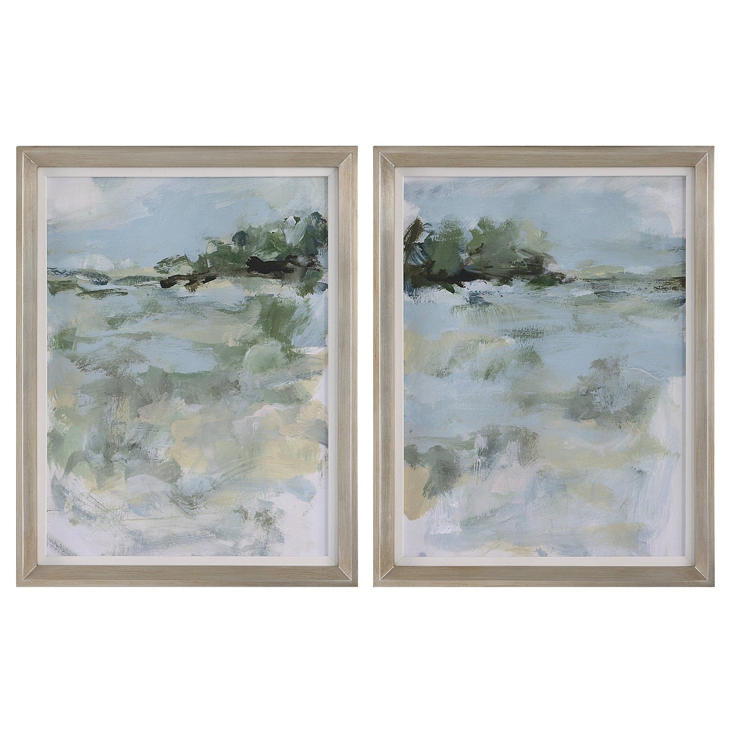 Uttermost Far Away View Framed Prints - Set Of 2 - Home Elegance USA