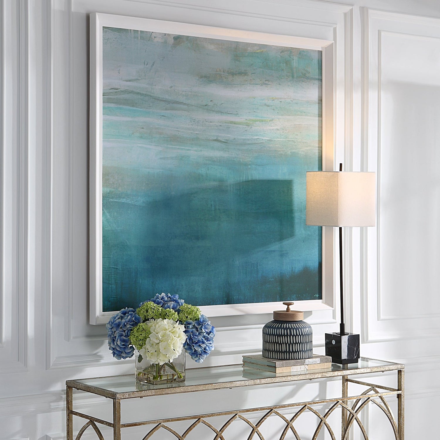 Cancun Teal Framed Print | Uttermost | Home Elegance USA