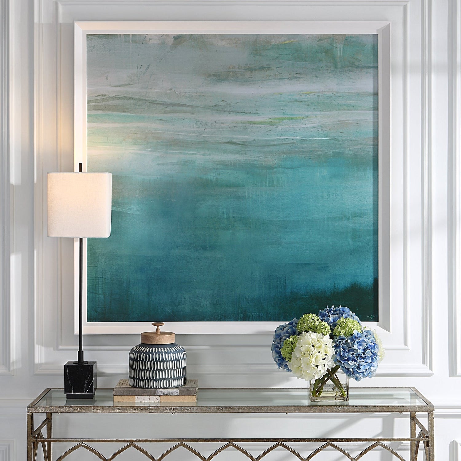 Cancun Teal Framed Print | Uttermost | Home Elegance USA