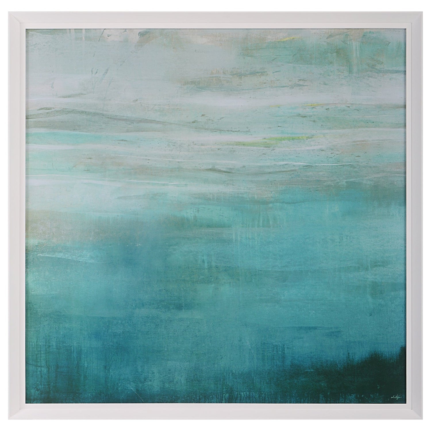 Cancun Teal Framed Print | Uttermost | Home Elegance USA