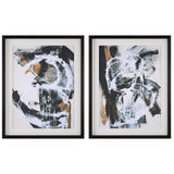 Uttermost Winterland Abstract Prints - Set Of 2 - Home Elegance USA