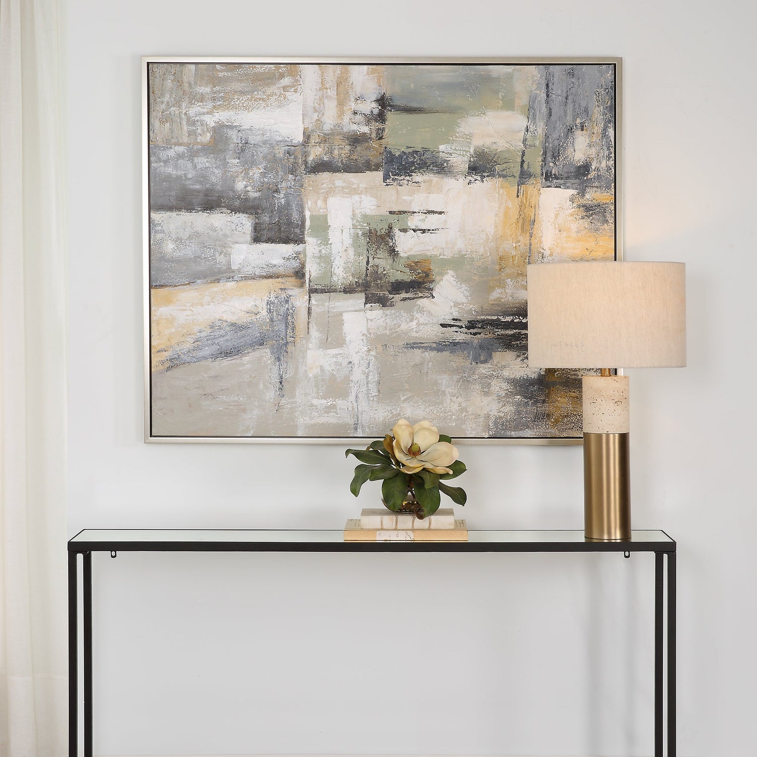 Uttermost Intuition Hand Painted Abstract Art - Home Elegance USA