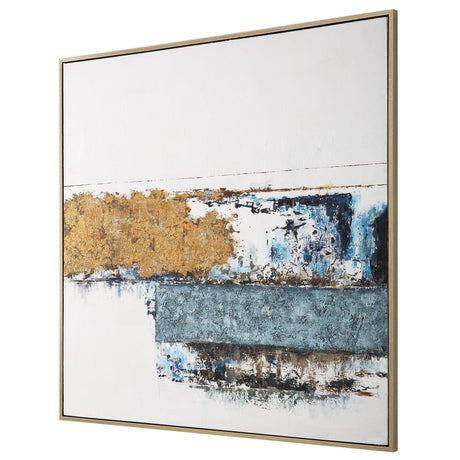 Uttermost Stacked Against Hand Painted Canvas - Home Elegance USA