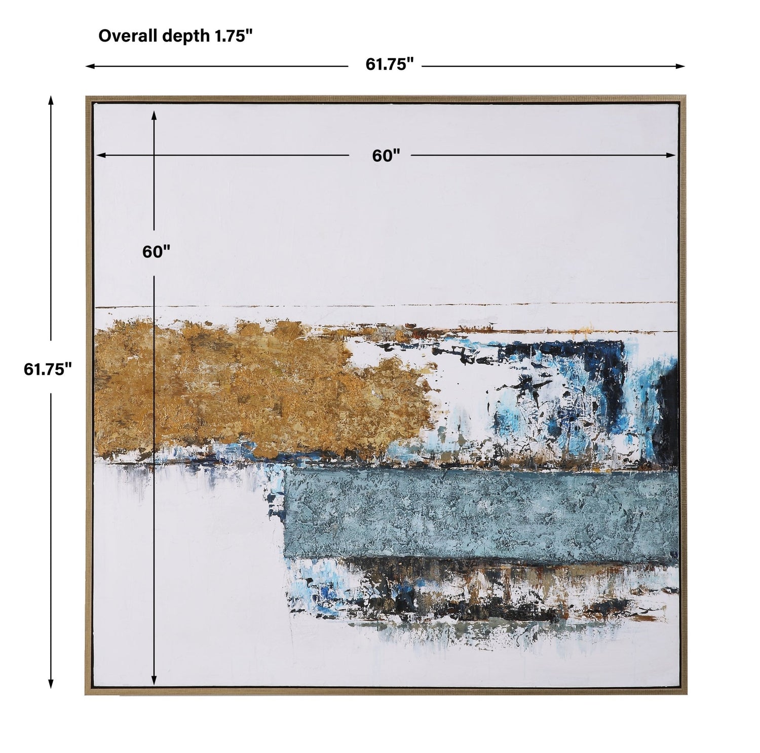 Uttermost Stacked Against Hand Painted Canvas - Home Elegance USA