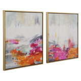 Uttermost Color Theory Framed Abstract Art - Set Of 2 - Home Elegance USA