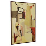 Uttermost Peaches Framed Canvas Abstract Art - Home Elegance USA