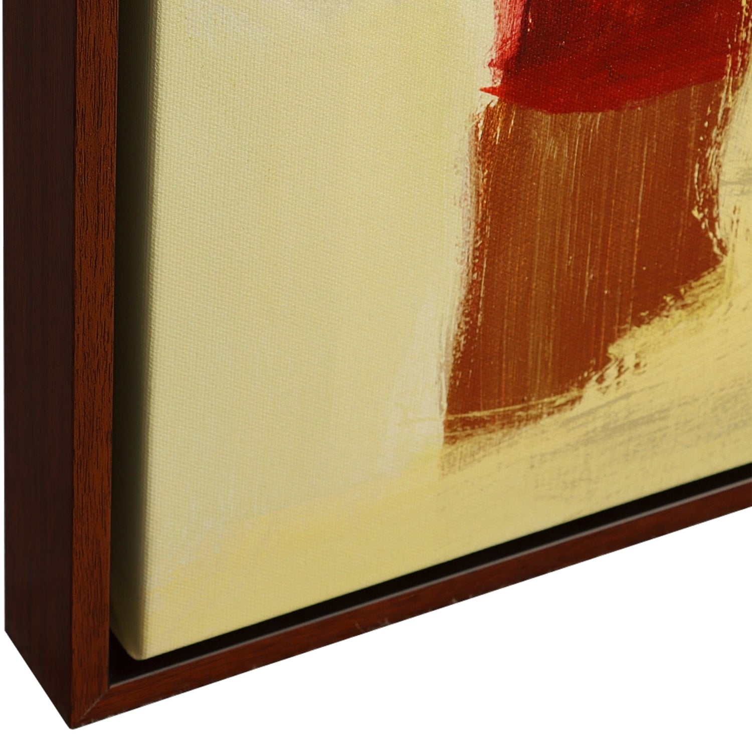 Uttermost Peaches Framed Canvas Abstract Art - Home Elegance USA