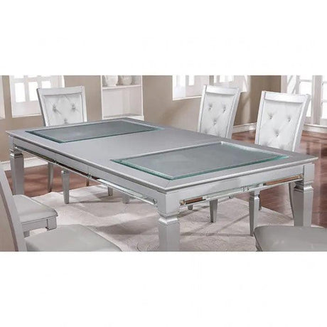 Alena Rectangular Expandable Dining Set by Furniture of America Furniture of America