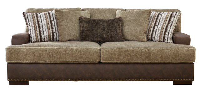 Alesbury Contemporary Sofa in Chocolate by Ashley Furniture Ashley Furniture