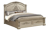 Alicia 6Pc Transitional Bedroom Set in Metallic Beige Finish by Cosmos Furniture Cosmos Furniture