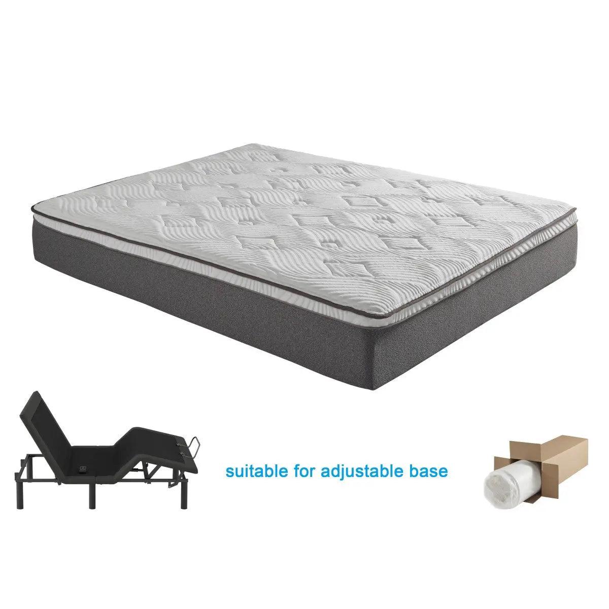 Altair 12 Inch Gel-Infused Memory Foam Mattress - MT-G12 Homelegance Furniture