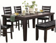 Ameillia Transitional Dining Extension Table in Dark Gray Color by Homelegance Furniture Homelegance Furniture